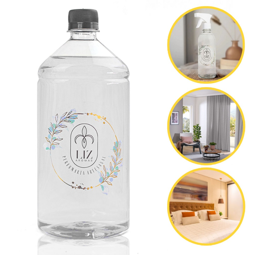 Refil Água Perfumada de Ambiente 1L Roupas Tecidos Cortinas Aromas Aromatizadores De Ambiente Home Spray água de passar